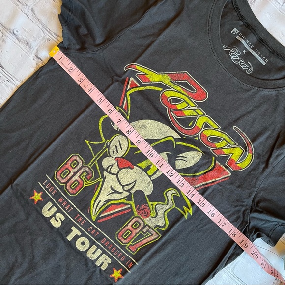 Poison Prince Peter Shirt XL 86/87 Look What the Cat Dragged In XL EXTRA LARGE - Picture 5 of 8
